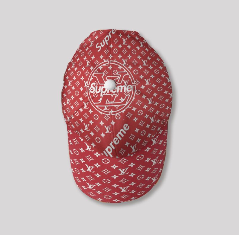 LV x Supreme Luxury Cap Print 3D Trending Cap CTC1122