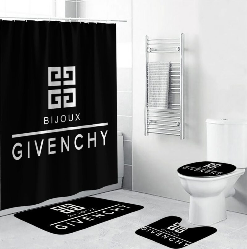 Givenchy Luxury Bathroom Set And Shower Curtain BRS778