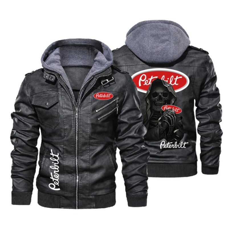 Peterbilt Grim Reaper Leather Jacket LJ2201