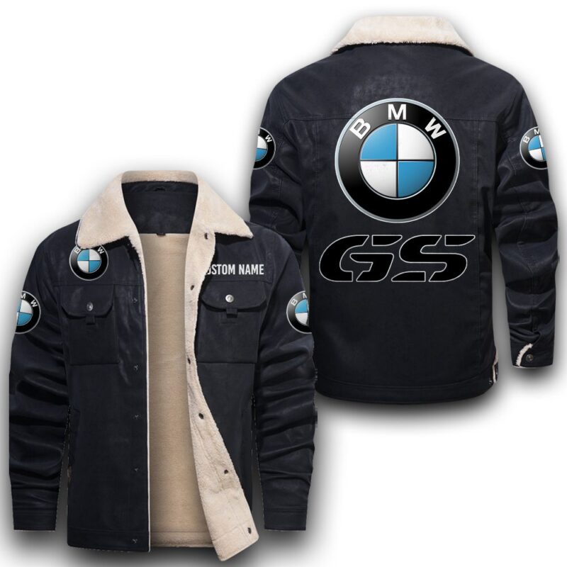 BMW Gs Sherpa Lined Leather Jacket