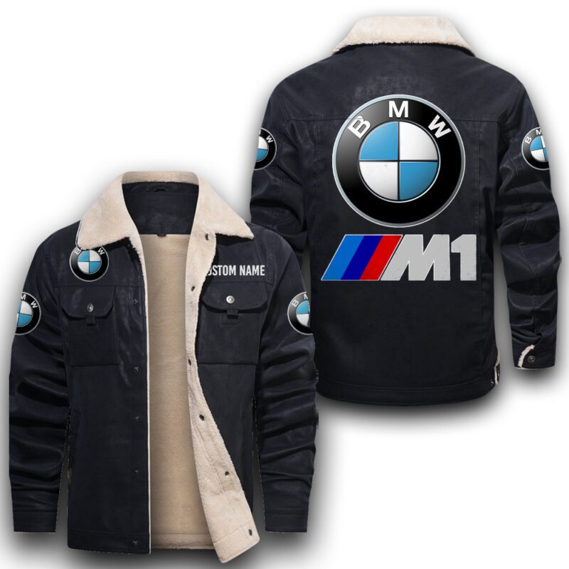 BMW M1 Sherpa Lined Leather Jacket