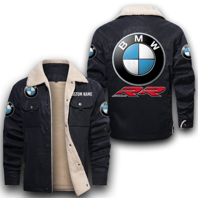 BMW S1000Rr Sherpa Lined Leather Jacket