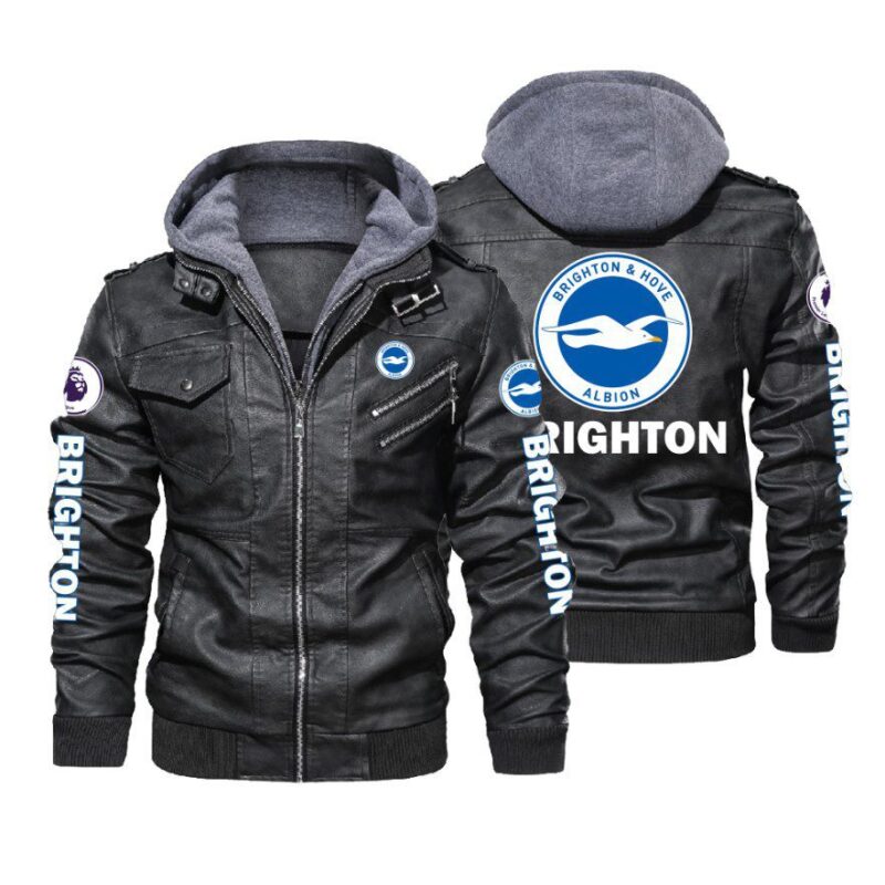 Brighton & Hove Albion F.C Leather Jacket LJ0026
