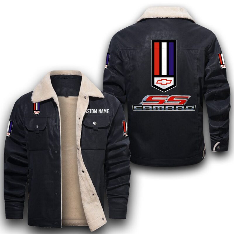 Camaro Ss Sherpa Lined Leather Jacket