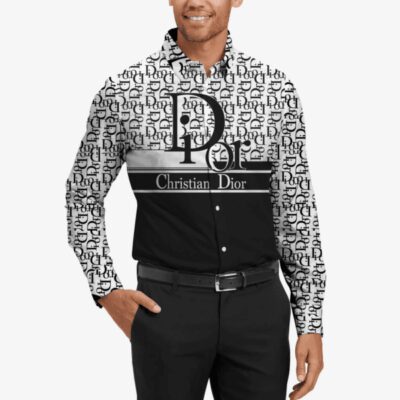 Dior Long Sleeves Button Down Shirt For Elegant Men LSB1039