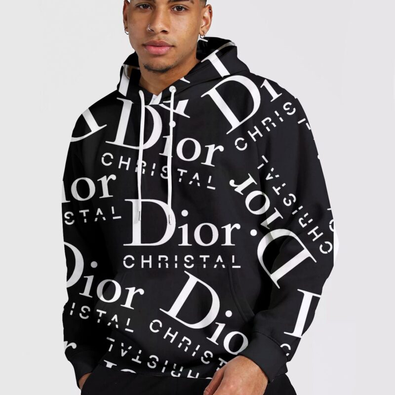 Dior Luxury 3D Pullover Unisex Hoodie LZH1042