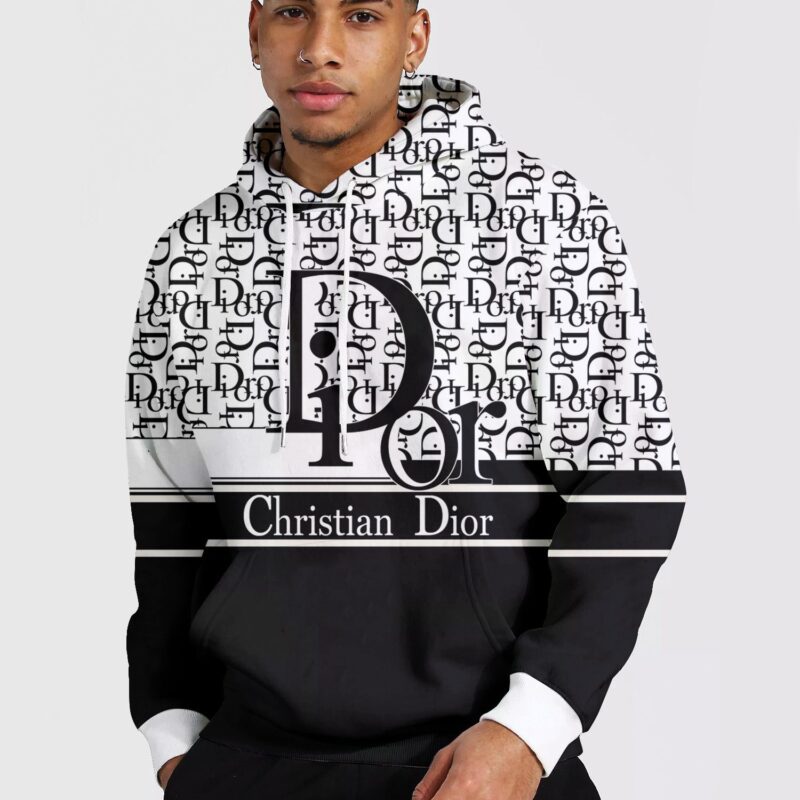 Dior Luxury 3D Pullover Unisex Hoodie LZH1048