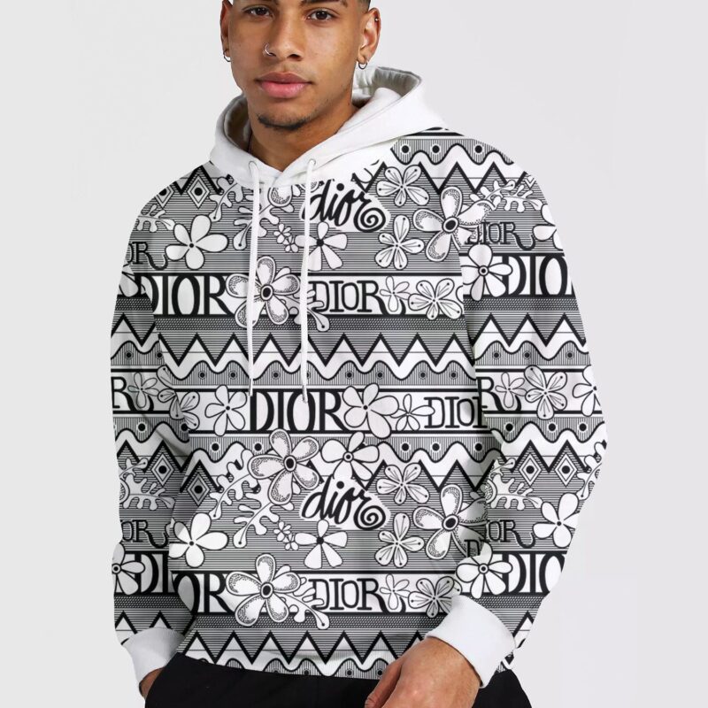 Dior Luxury 3D Pullover Unisex Hoodie LZH1051