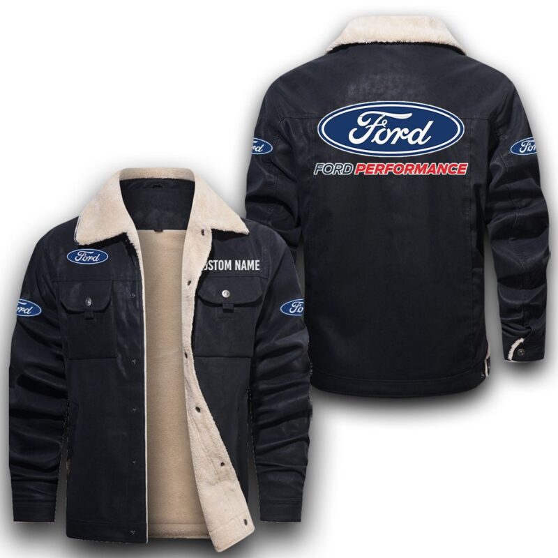 Ford Performance Sherpa Lined Leather Jacket