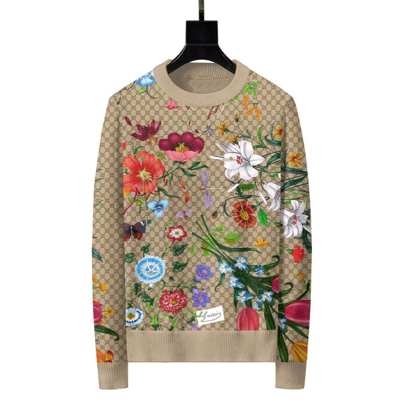 Gucci Flower Luxury Ugly Sweater For Winter LZU1052