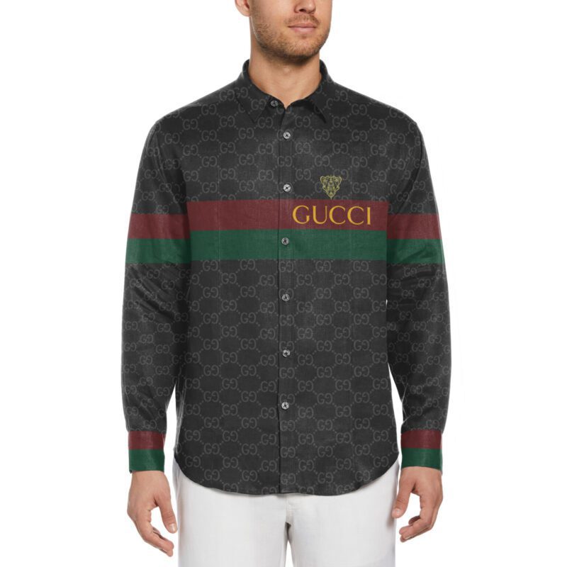 Gucci Long Sleeves Button Down Shirt For Elegant Men LSB1053