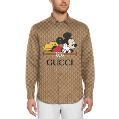 Gucci Long Sleeves Button Down Shirt For Elegant Men LSB1054