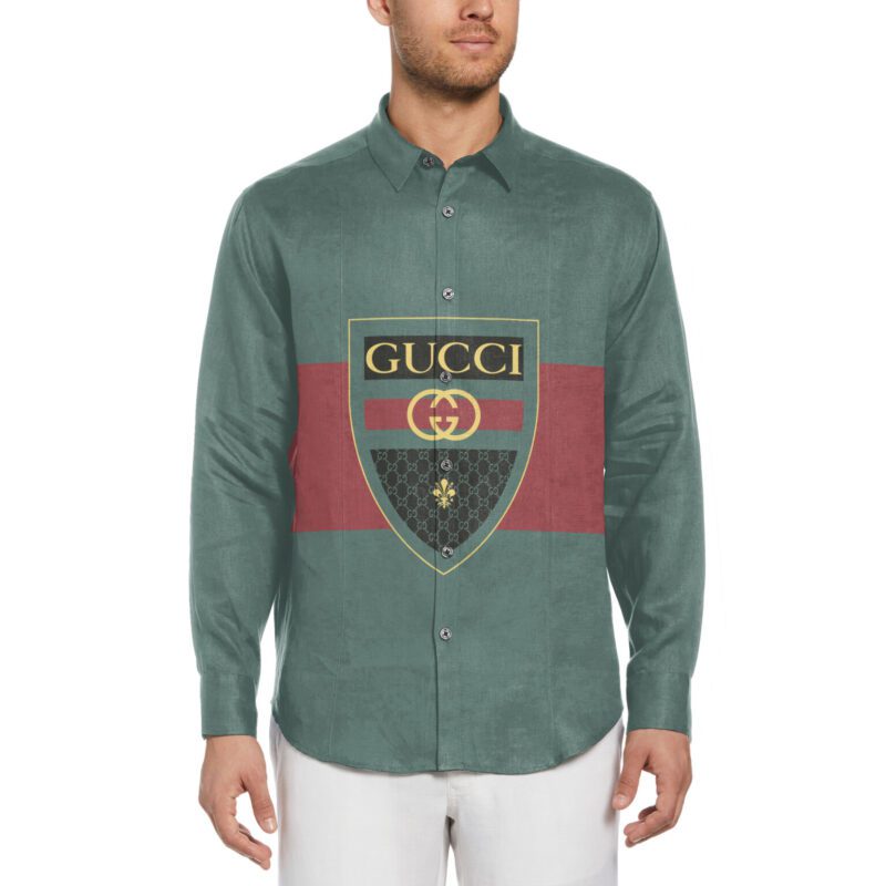 Gucci Long Sleeves Button Down Shirt For Elegant Men LSB1056