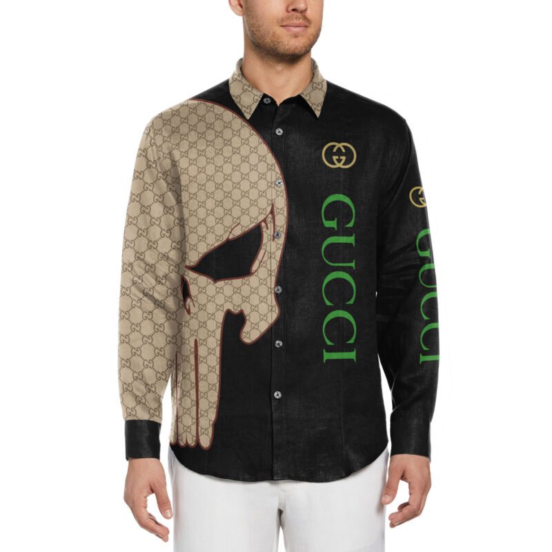 Gucci Long Sleeves Button Down Shirt For Elegant Men LSB1059