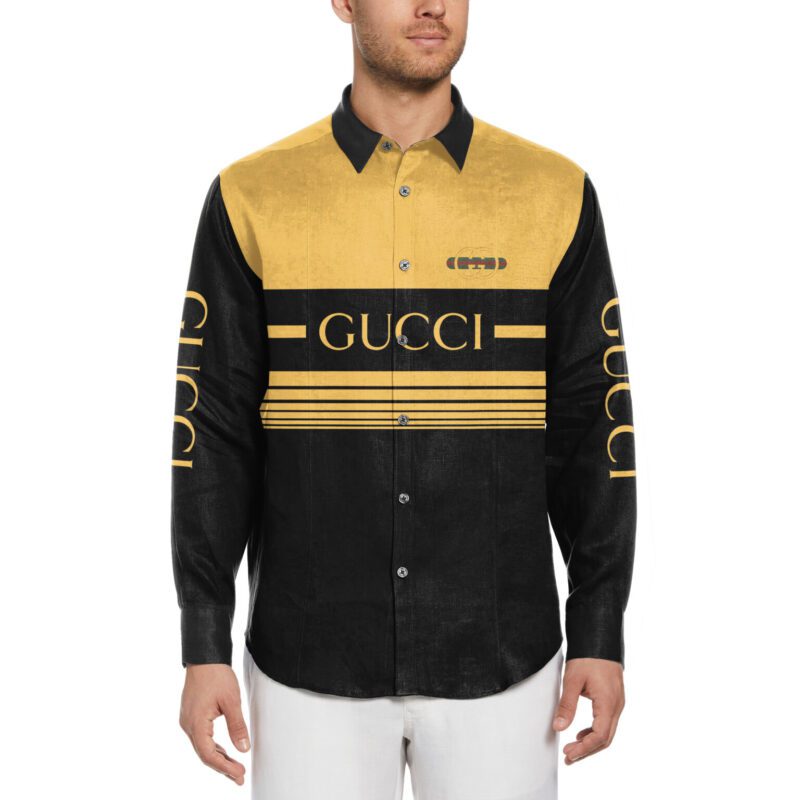 Gucci Long Sleeves Button Down Shirt For Elegant Men LSB1061