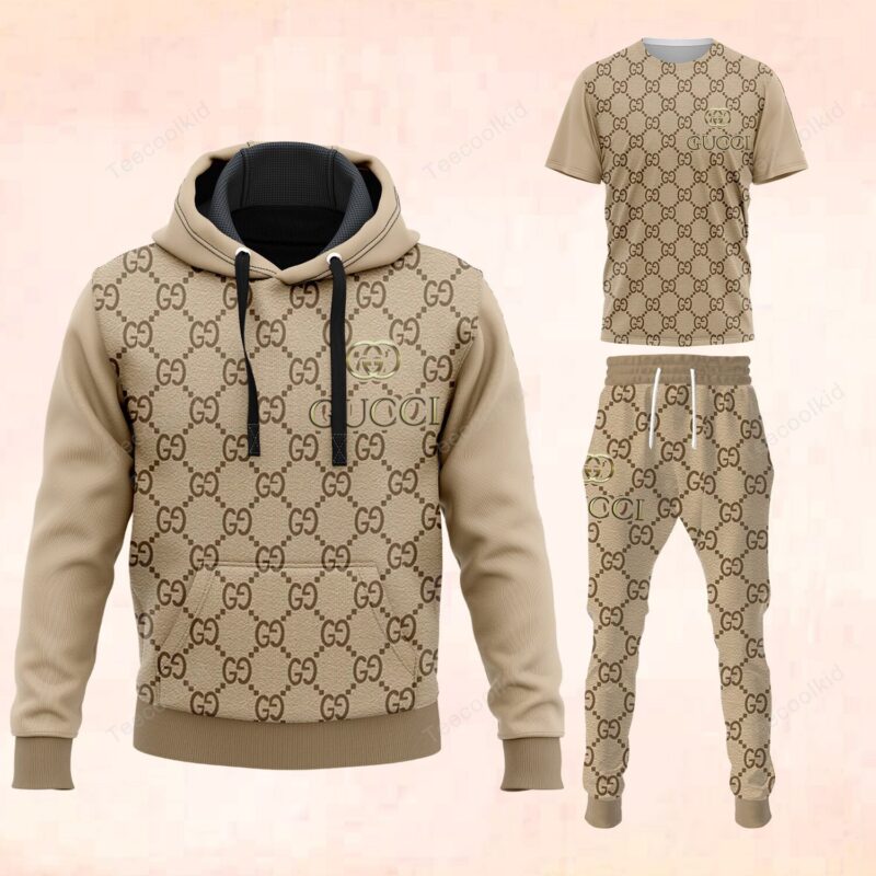 Gucci Luxury Brand Combo T-Shirt Hoodie Long Pants Set Trending 2023-24 Outfit Sport LCS1008