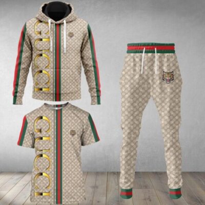 Gucci Luxury Brand Combo T-Shirt Hoodie Long Pants Set Trending 2023-24 Outfit Sport LCS1011