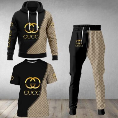 Gucci Luxury Brand Combo T-Shirt Hoodie Long Pants Set Trending 2023-24 Outfit Sport LCS1014
