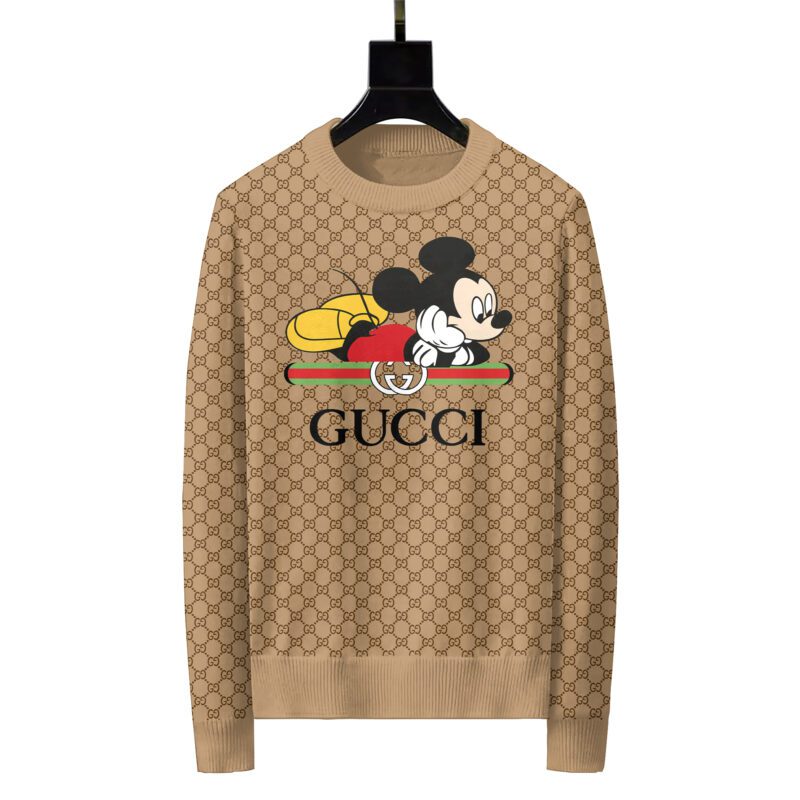 Gucci Mickey Luxury Ugly Sweater For Winter LZU1077