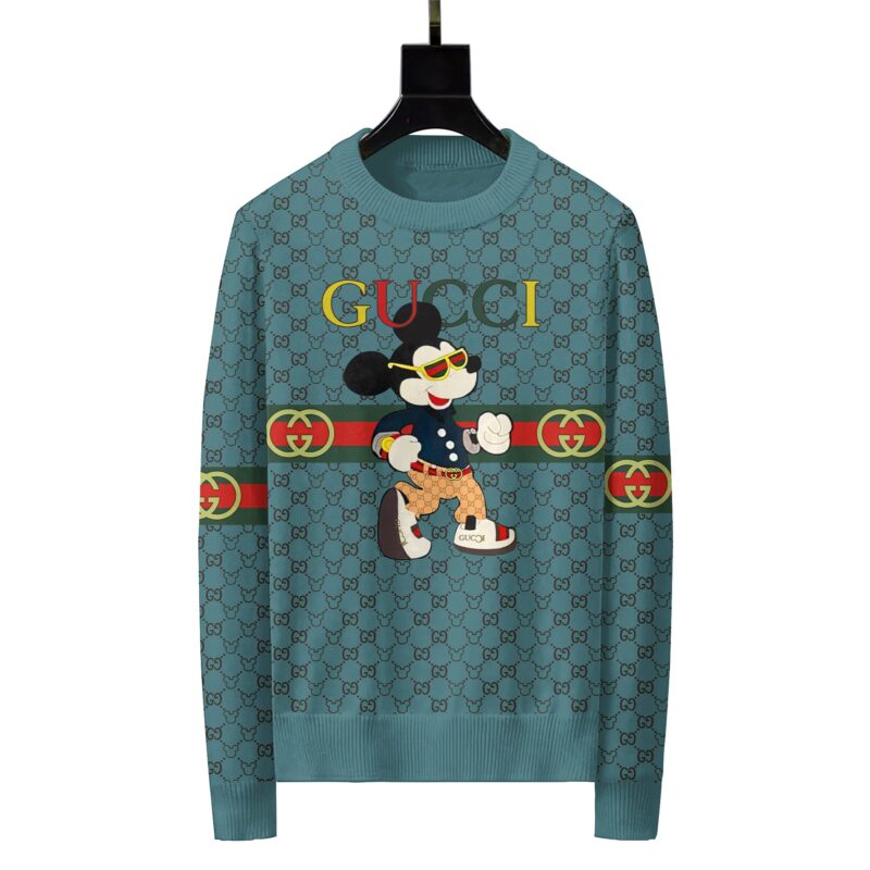 Gucci Mickey Luxury Ugly Sweater For Winter LZU1080