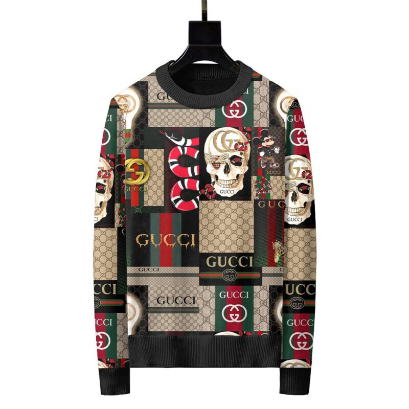 Gucci Skull Luxury Ugly Sweater For Winter LZU1049