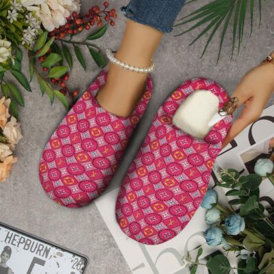 LV Fleece Slippers Luxury In-House Slippers IHS1020