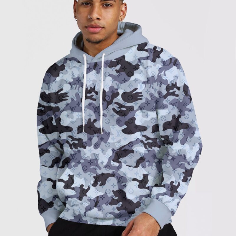 LV Luxury 3D Pullover Unisex Hoodie LZH1161