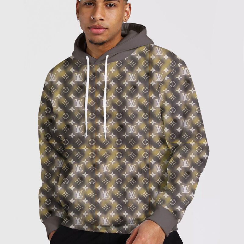 LV Luxury 3D Pullover Unisex Hoodie LZH1192