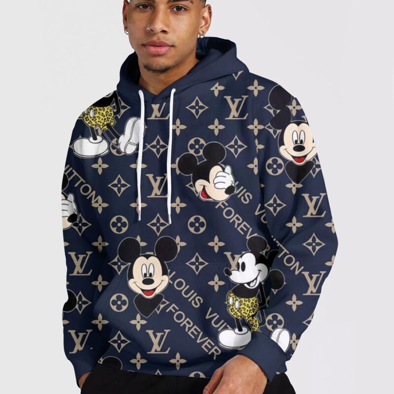 LV Luxury 3D Pullover Unisex Hoodie LZH1194