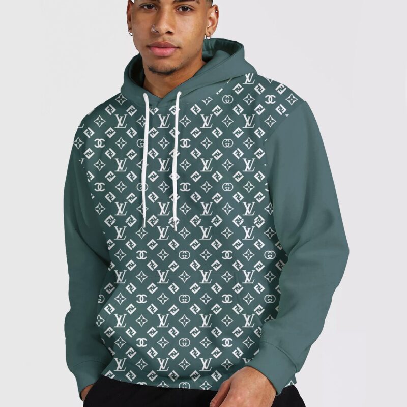 LV Luxury 3D Pullover Unisex Hoodie LZH1195
