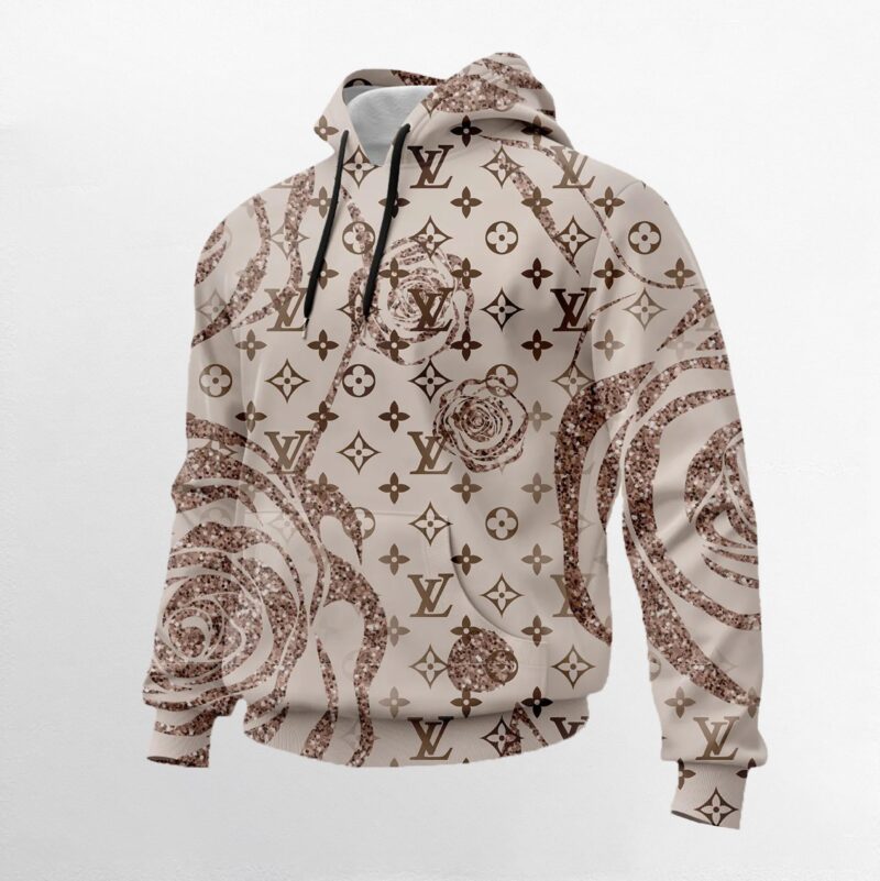 LV Luxury 3D Pullover Unisex Hoodie LZH1197