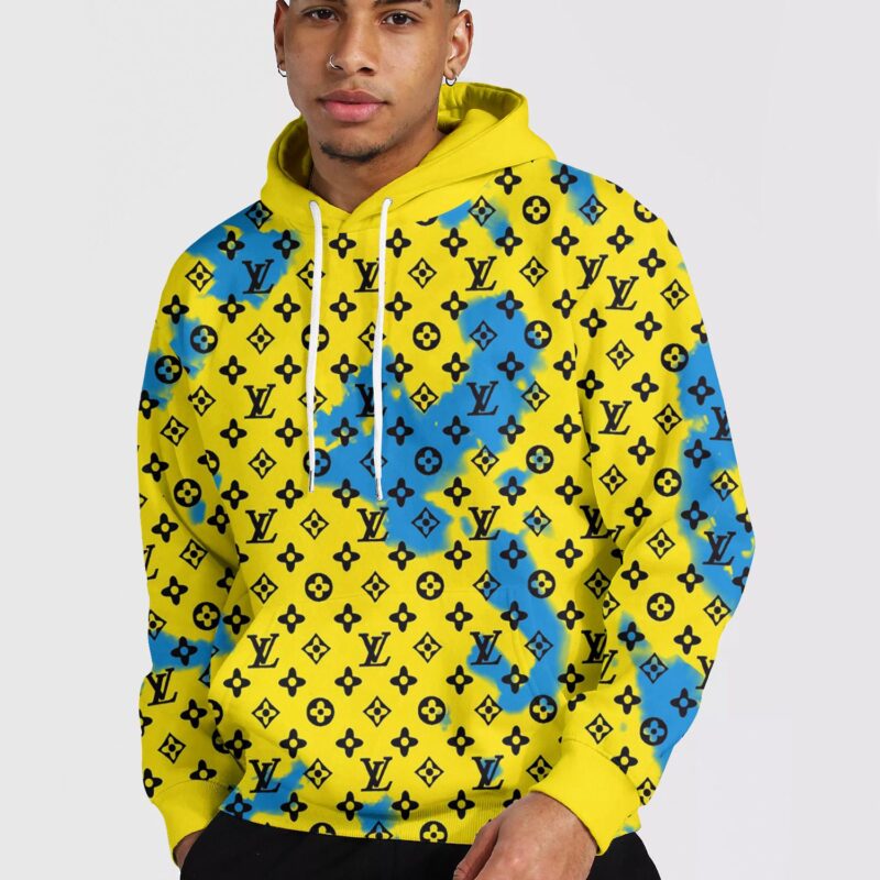 LV Luxury 3D Pullover Unisex Hoodie LZH1201