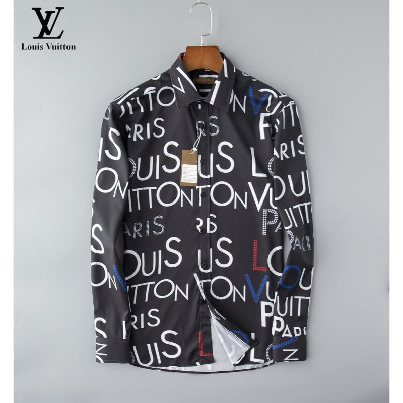 Louis Vuitton LV Long Sleeves Button Down Shirt For Elegant Men LSB1120