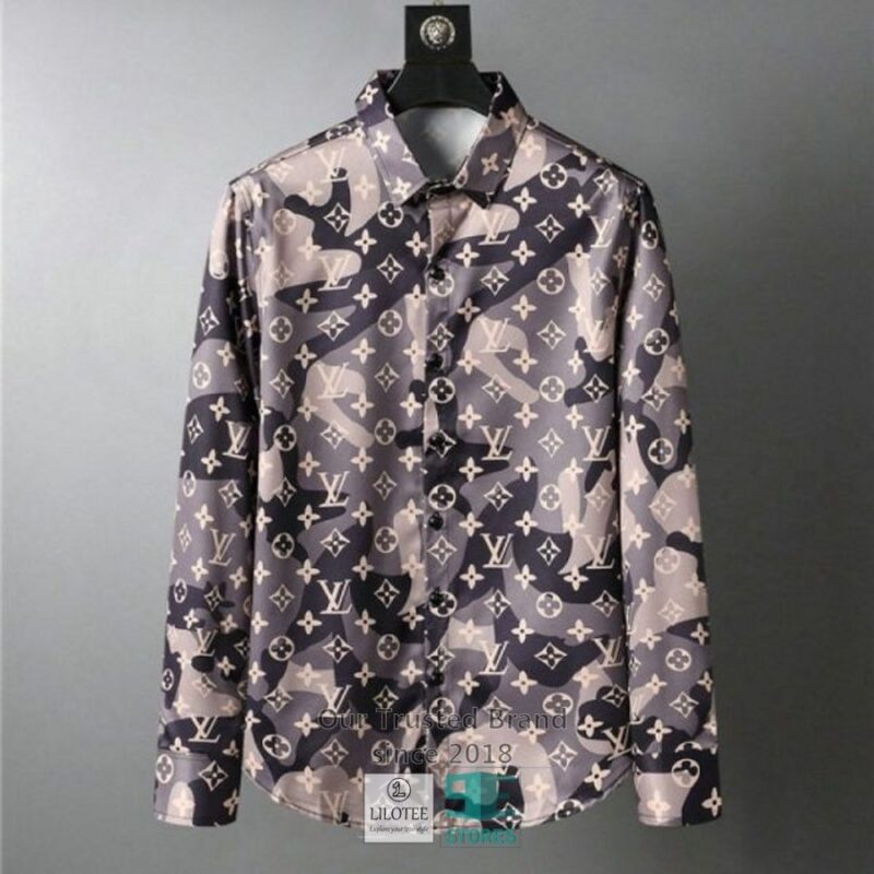 Louis Vuitton LV Long Sleeves Button Down Shirt For Elegant Men LSB1124