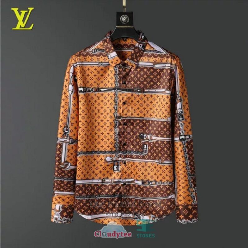 Louis Vuitton LV Long Sleeves Button Down Shirt For Elegant Men LSB1125