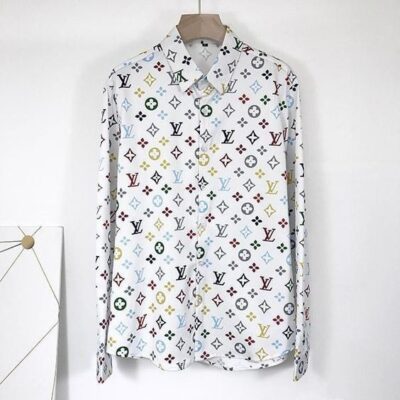 Louis Vuitton LV Long Sleeves Button Down Shirt For Elegant Men LSB1144