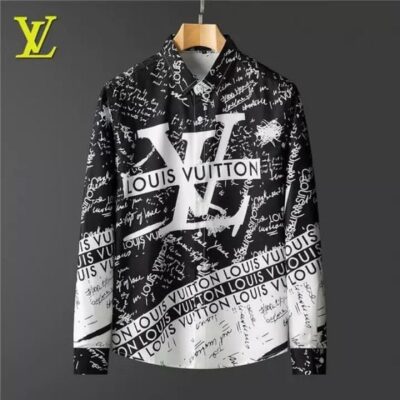 Louis Vuitton LV Long Sleeves Button Down Shirt For Elegant Men LSB1150