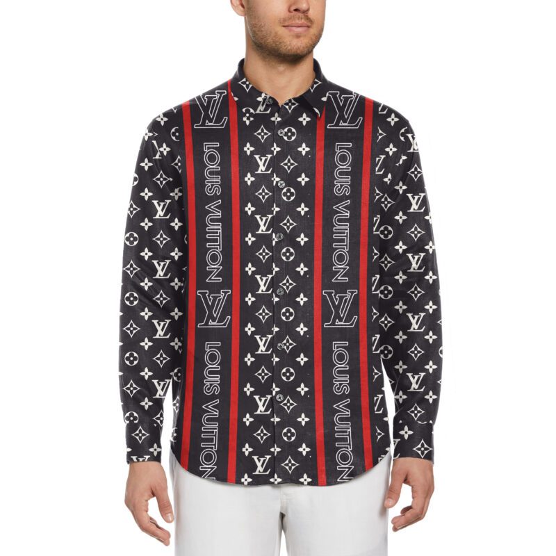 Louis Vuitton LV Long Sleeves Button Down Shirt For Elegant Men LSB1156