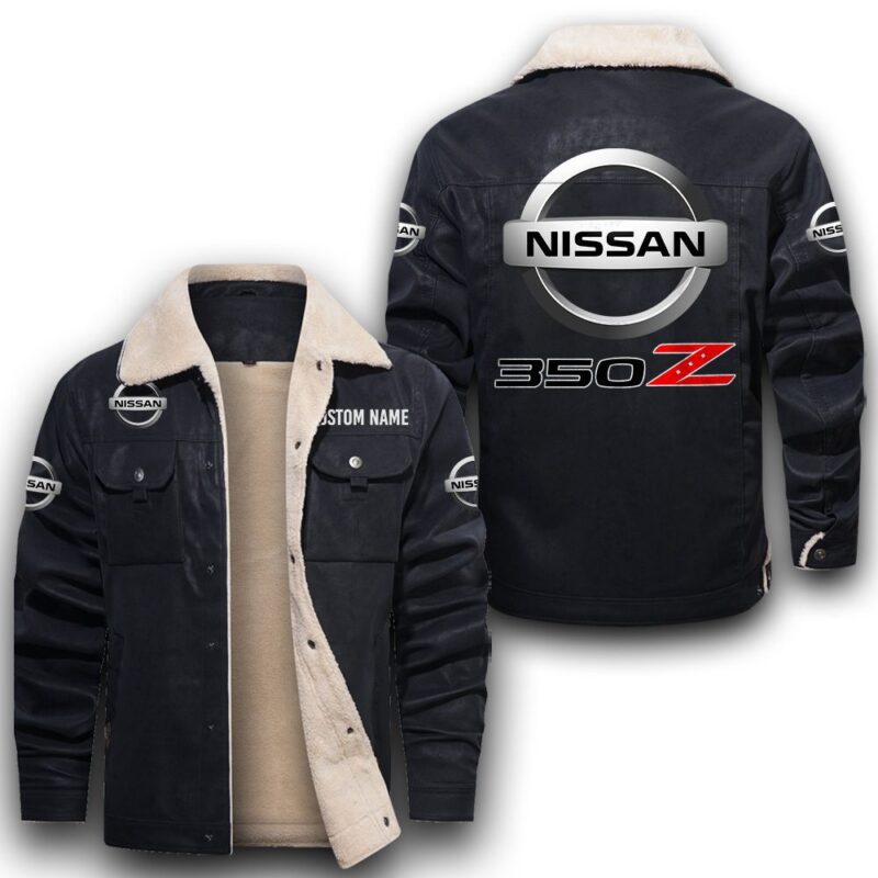 Nissan 350Z Sherpa Lined Leather Jacket