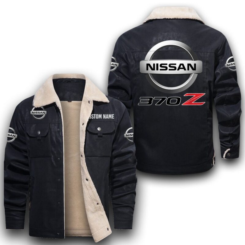 Nissan 370Z Sherpa Lined Leather Jacket