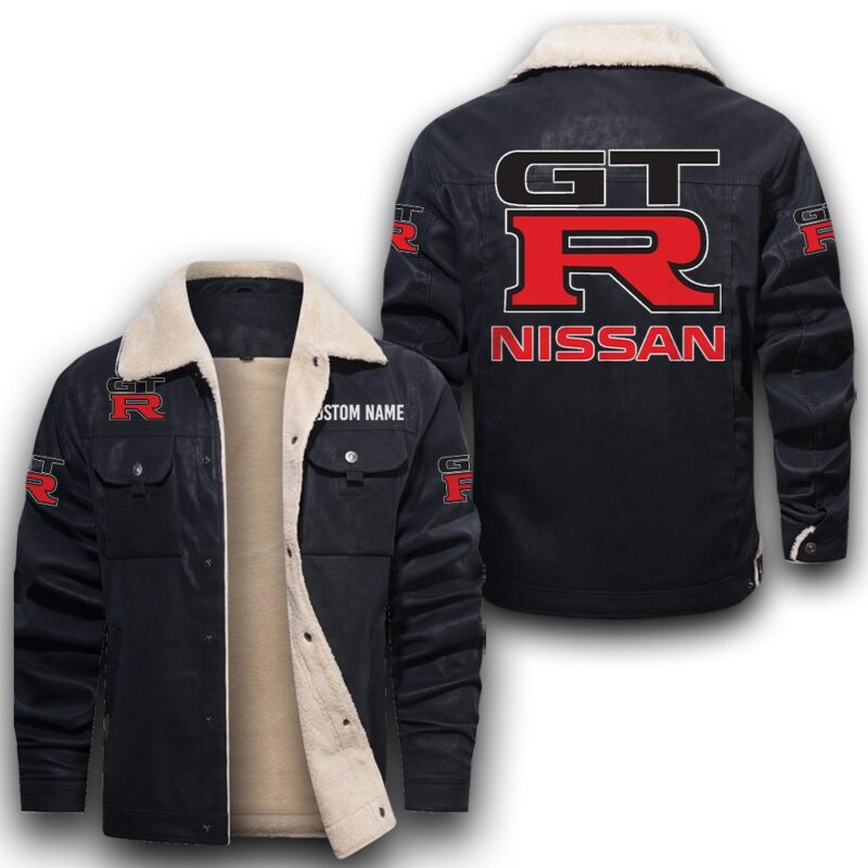 Nissan R32 Sherpa Lined Leather Jacket