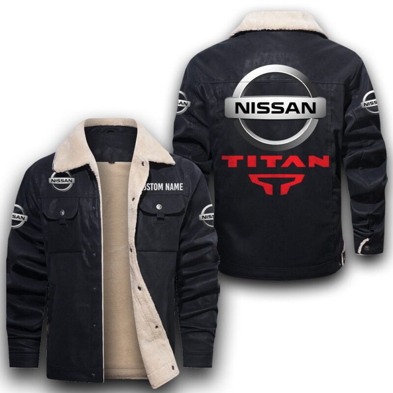 Nissan Titan Sherpa Lined Leather Jacket