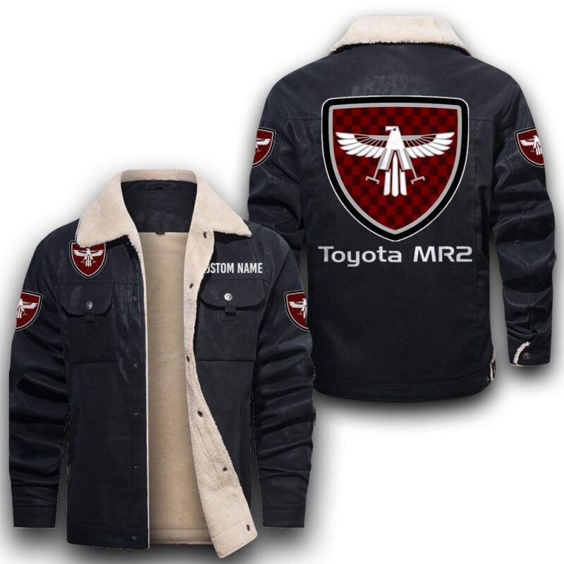 Toyota Mr2 Sherpa Lined Leather Jacket