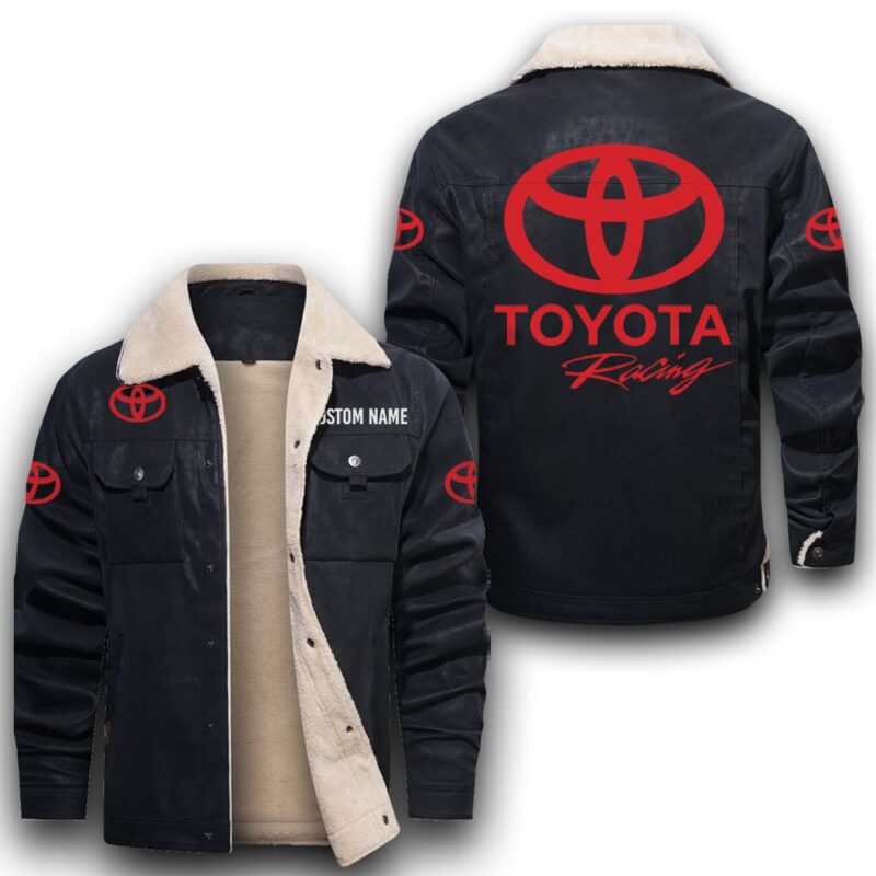 Toyota Racing Sherpa Lined Leather Jacket