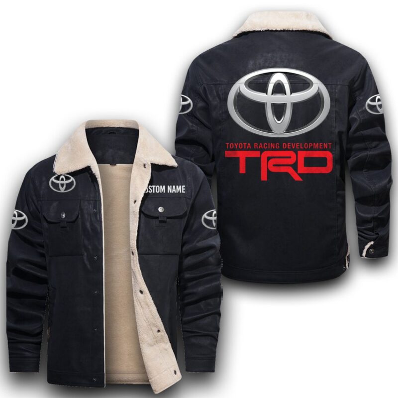 Toyota Trd Sherpa Lined Leather Jacket