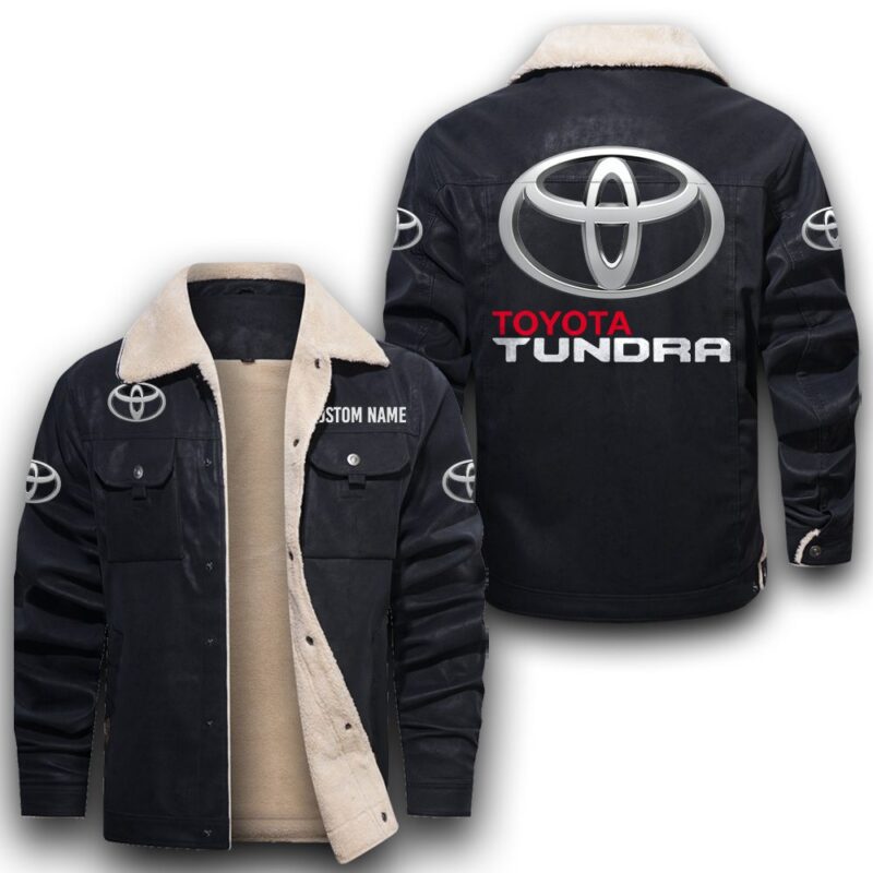 Toyota Tundra Sherpa Lined Leather Jacket