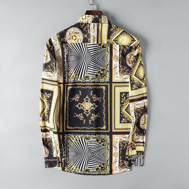 Versace Long Sleeves Button Down Shirt For Elegant Men LSB1081 1