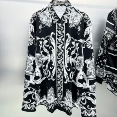 Versace Long Sleeves Button Down Shirt For Elegant Men LSB1087
