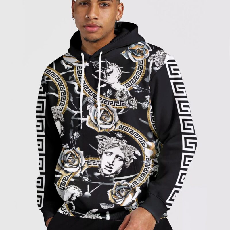 Versace Luxury 3D Pullover Unisex Hoodie LZH1206