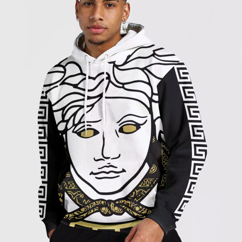 Versace Luxury 3D Pullover Unisex Hoodie LZH1208